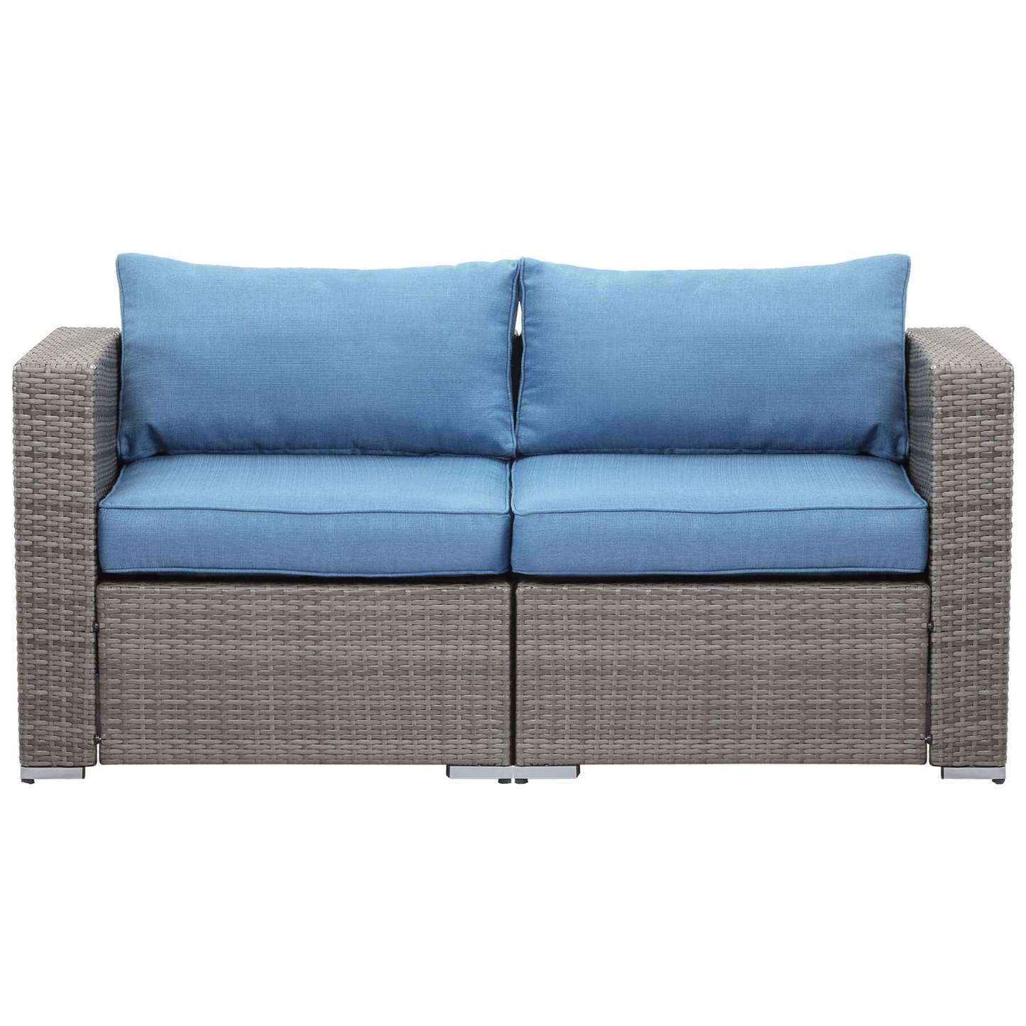 2 Pieces Outdoor Patio Furniture Corner Sofas