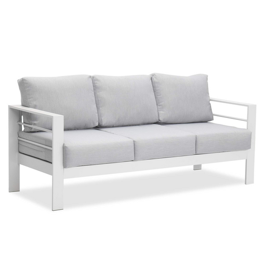 Patio Furniture 3 Seats Aluminum Sofa