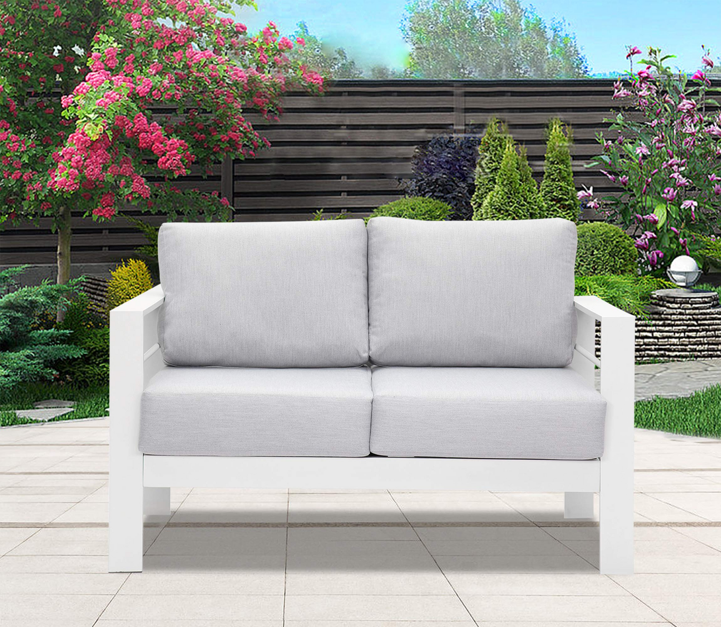 Patio Furniture Aluminum Loveseat