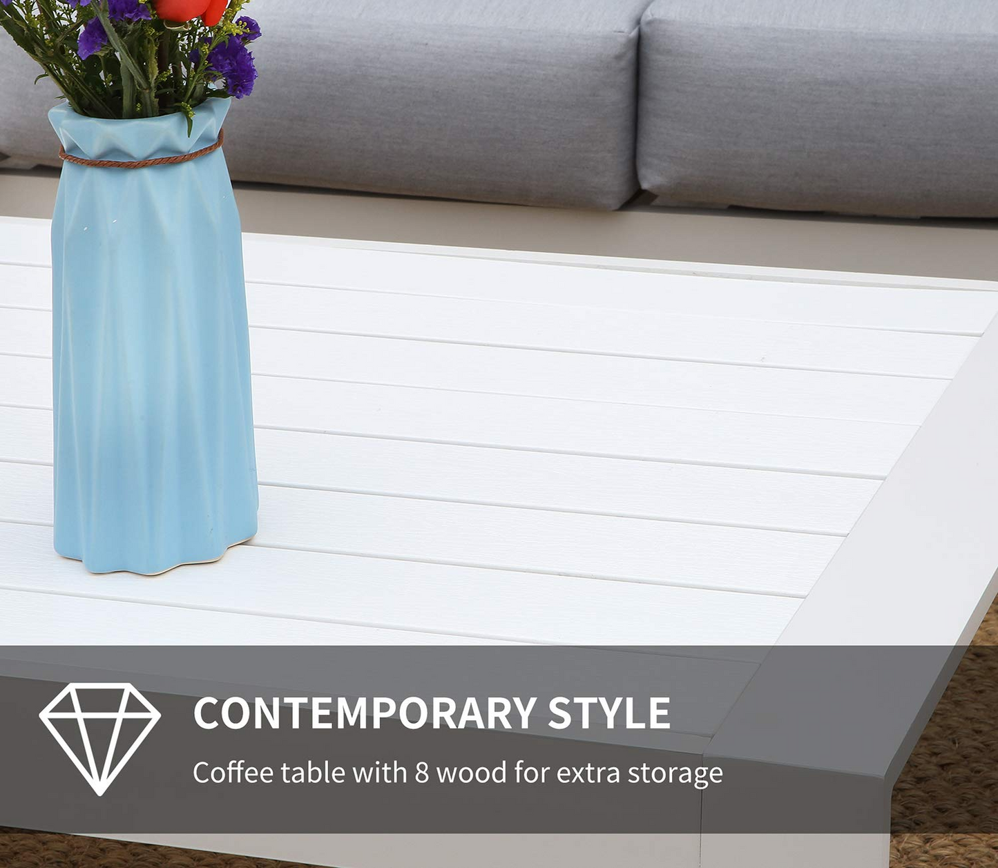 Patio Furniture Metal Coffee Table