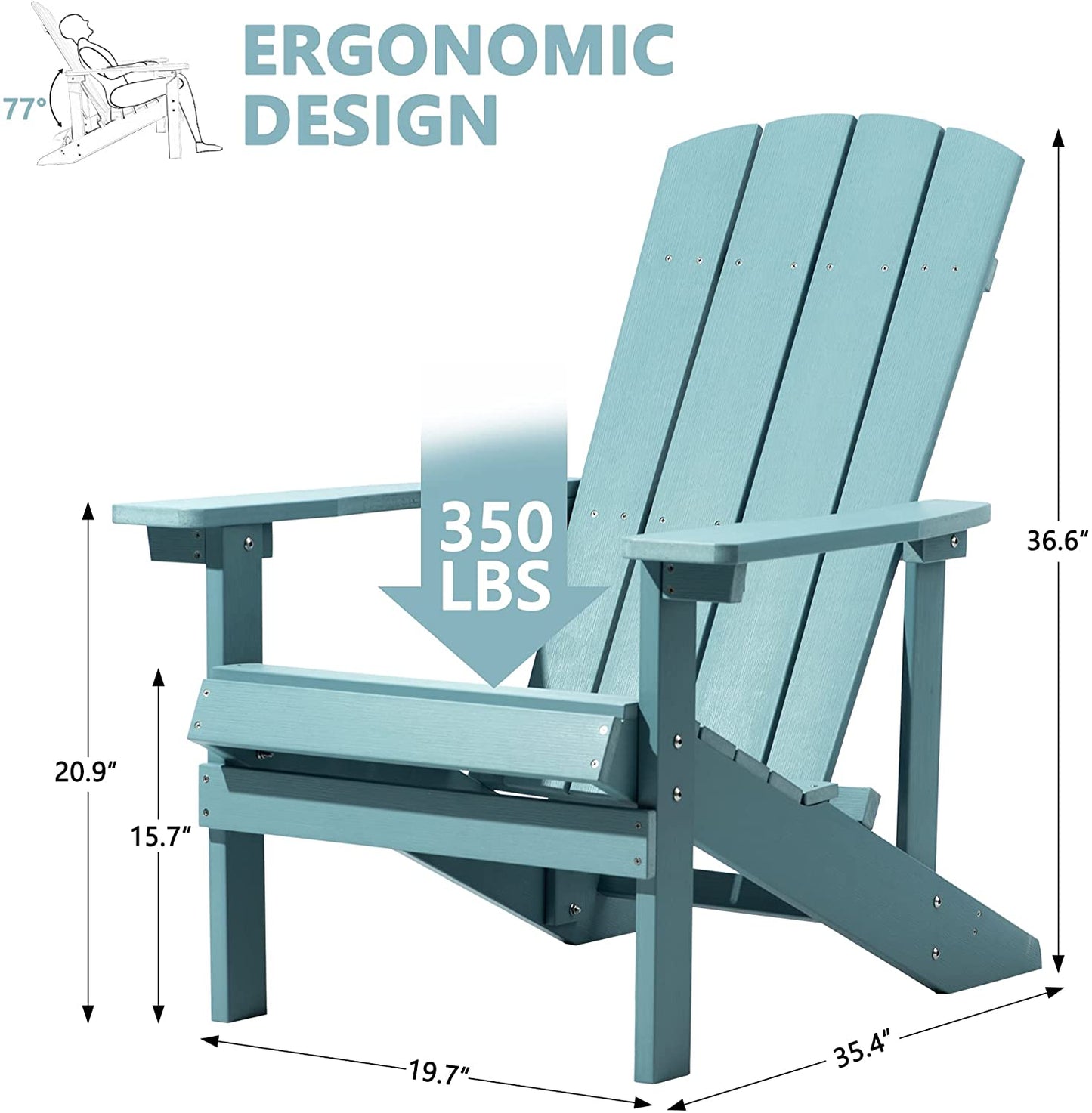 Plastic Adirondack Chair Outdoor Chair