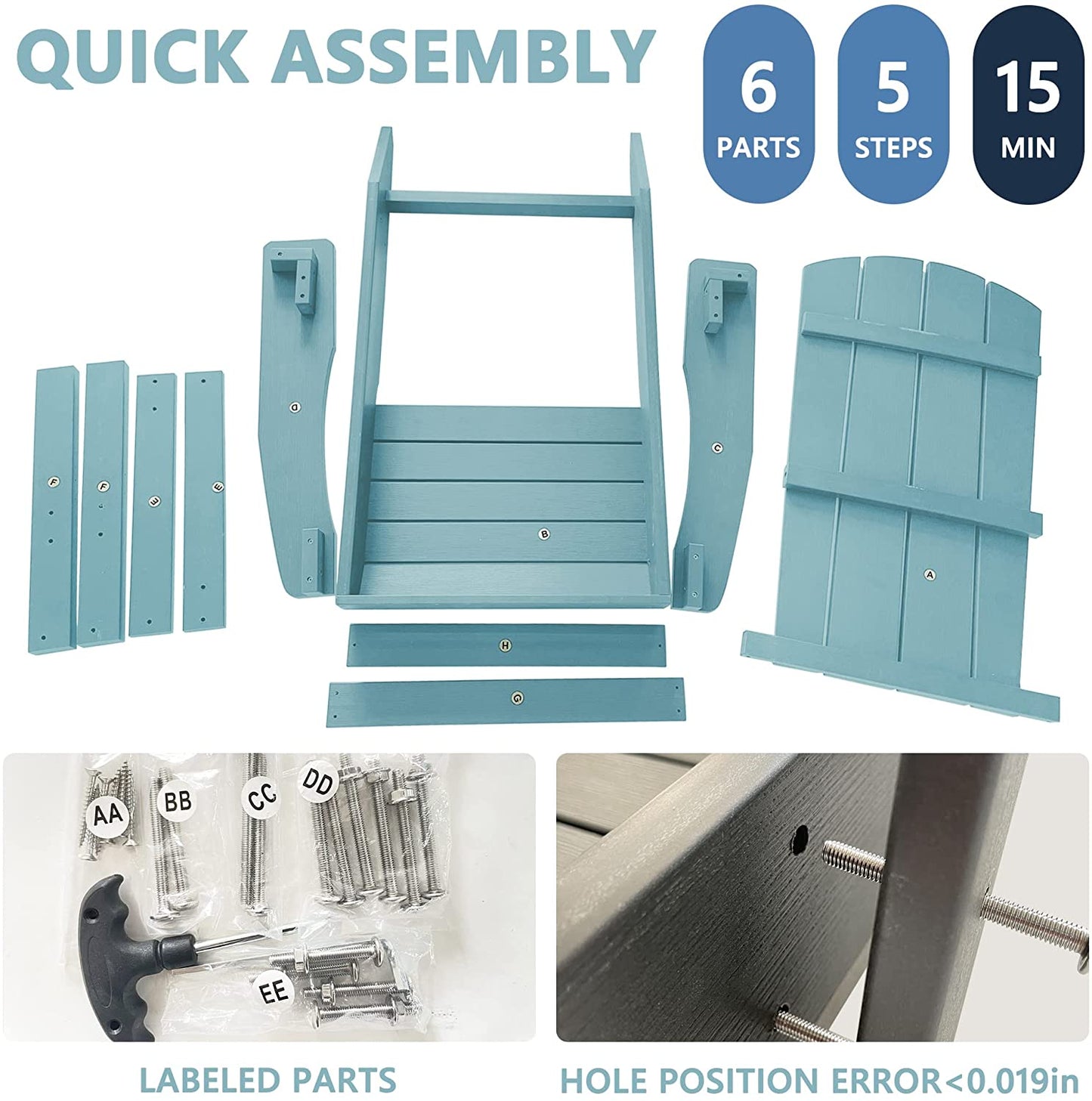Plastic Adirondack Chair Outdoor Chair