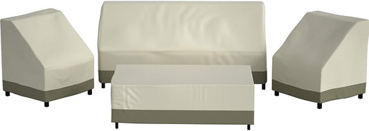 4 Piece Outdoor Furniture Cover Waterproof