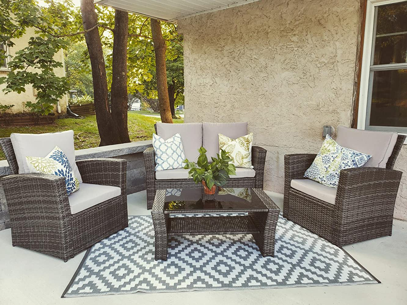 Wisteria lane 5 piece best sale outdoor patio