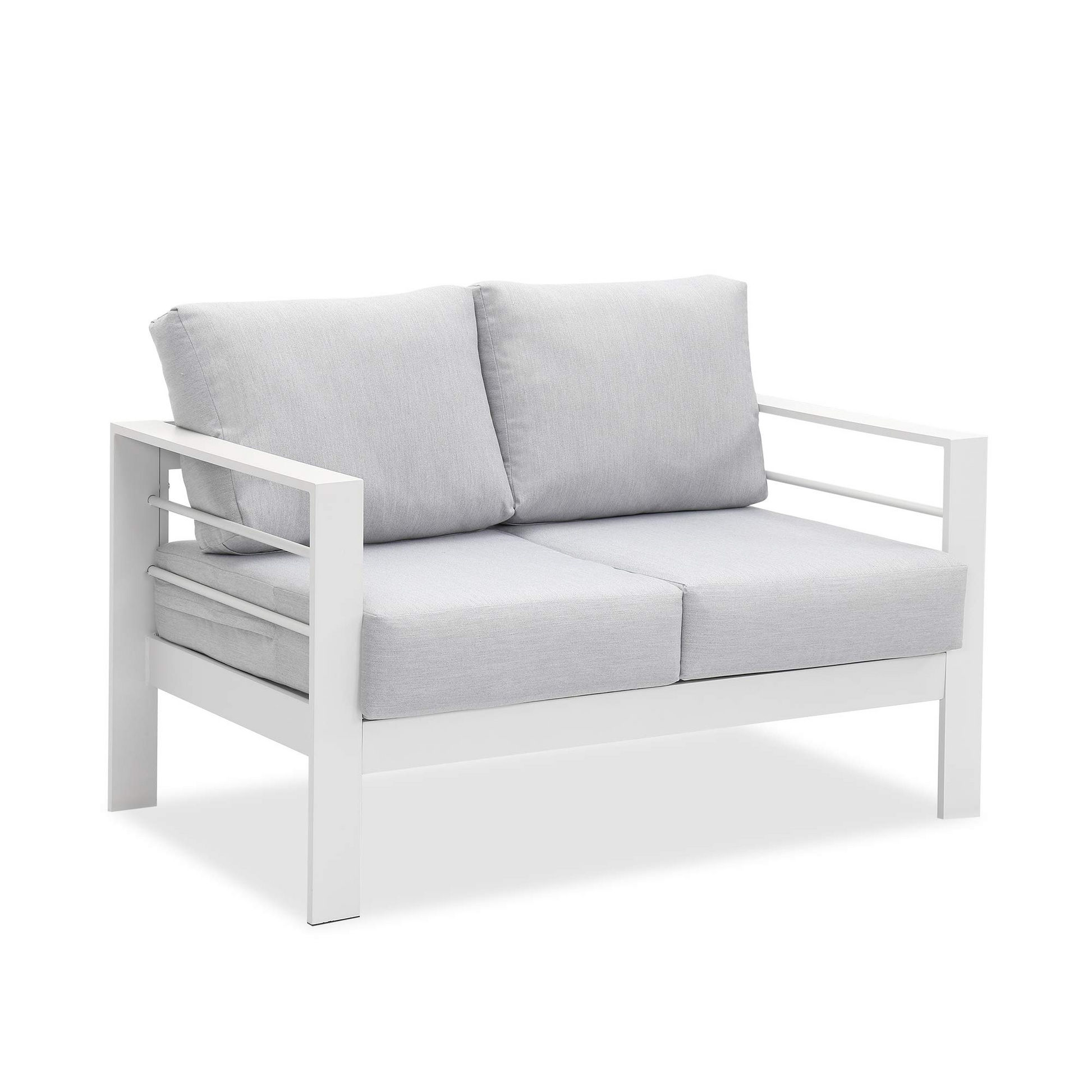 Patio Furniture Aluminum Loveseat Wisteria Lane