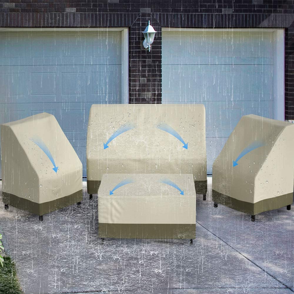 4 Piece Outdoor Furniture Cover Waterproof